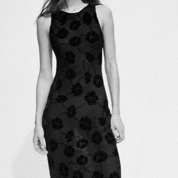 Realisation Par -  The Carla Dress - Lily Devoré Noir (NWT) - Picture 1 of 8